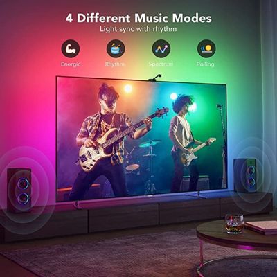 DC5V Flexible RGB LED Strip Light Remote Control Wifi Smart Multi Color RGB LED