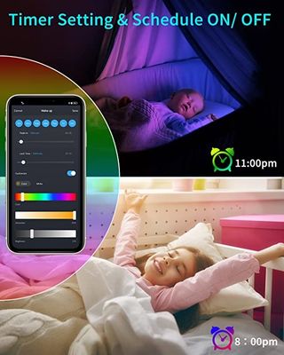 DC5V Flexible RGB LED Strip Light Remote Control Wifi Smart Multi Color RGB LED