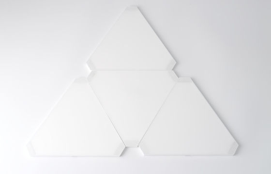 Simple Drill-Free Installation Triangle  Lights 16 Million Colors