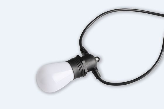 Cafe Patio Bulb String Lights Waterproof IP65 FCC Certification